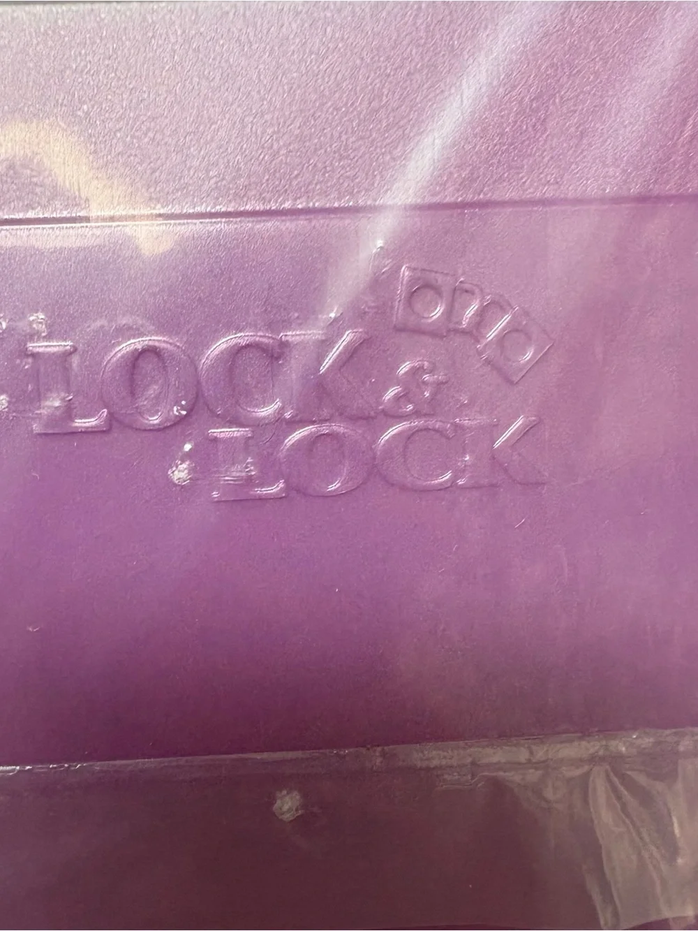 Lock & Lock Food Storage Container 4L / 135OZ /4.2QT Purple Lock N Lock Set of 4